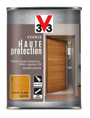 Vernis haute protection satin chêne clair 1 l V33