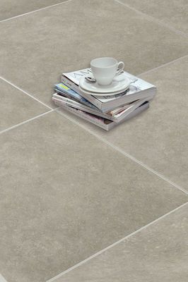 Carrelage de sol intérieur taupe Village 61,5 x 61,5 cm paquet 1,50 m² HERBERIA