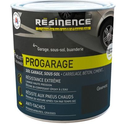 Peinture sol PROGARAGE graphite 300 ml - RESINENCE