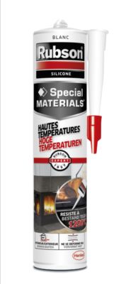 Mastic Special Materials haute température noir 280 ml RUBSON