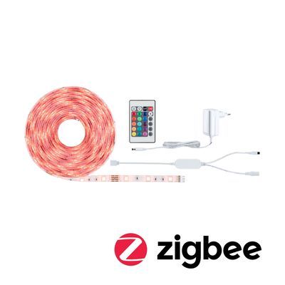 Ruban LED connecté 5m prêt à l'emploi multicolore 20W 12V ZIGBEE SIMPLED PAULMANN