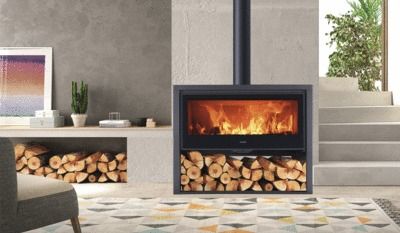 Poêle à bois Allegro 8.9KW Flamme verte 7 étoiles PANADERO