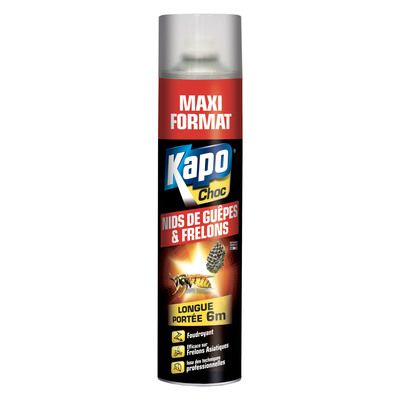 Insecticide spécial nid de guêpe et frelon foudroyant 600ml KAPO