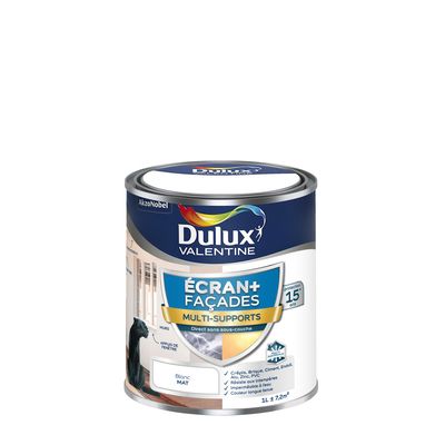 Peinture façades multi supports blanc 1 l - DULUX VALENTINE