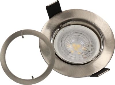 Spot encastrable SAPHYR orientable acier GU10 380 Lumens 2700K - ARLUX