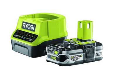 Batterie 18 V 2,5 Ah avec chargeur rapide 2,0 Ah RYOBI