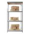 Etagère bois et métal charge lourde 30 x 70 x 150 cm MODULO STORAGE