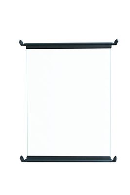 Barrière de piscine en verre et aluminium gris module 0.90 m HOMALU