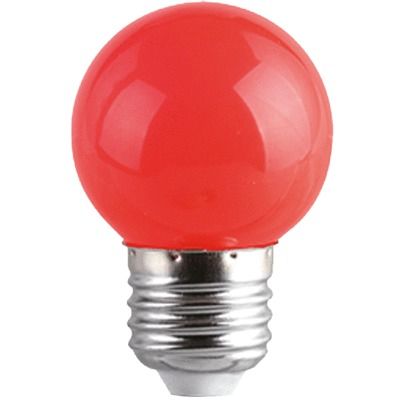 Ampoule LED G45 E27 1W=30W rouge FOX LIGHT