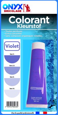 Colorant universel pour peinture violet 60 ml ONYX