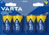 Lot de 4 piles alcalines LR20 - VARTA