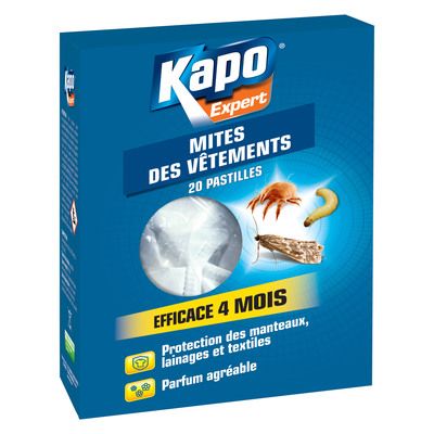 Antimites vêtements x20 pastilles