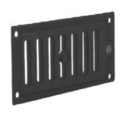 Grille d'arrivée d'air en fonte réglable 175x75 mm pour distribution d'air chaud AUTOGYRE