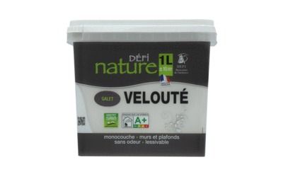 Peinture naturelle murale Galet velours 1 l - DEFI NATURE