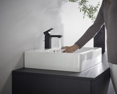 Robinet de salle de bain Noir mat Vernis Shape 100 - HANSGROHE