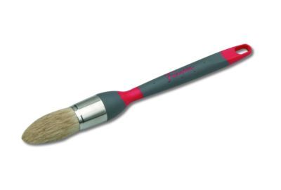 Pinceau à rechampir manche bi-matiere n°6 pour peinture glycéro diamètre 29 mm NESPOLI