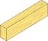 Bois pour clavette pour cloison Placopan 29 x 50 mm x 2 m PLACO