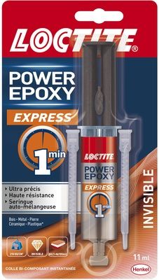 Colle Express Invisible Seringue 11ml LOCTITE