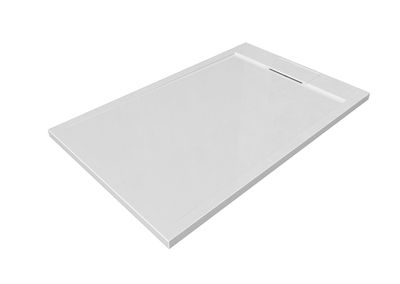 Receveur de douche rectangulaire à poser Islande blanc brillant 160 x 90 cm