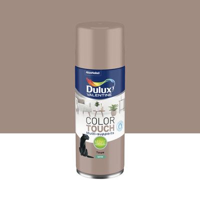 Aérosol de peinture Color Touch taupe satin 400 ml - DULUX VALENTINE