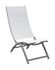 Fauteuil de jardin summer 2  lounge en aluminium crème et toile blanche ALIZE Livraison gratuite à domicile