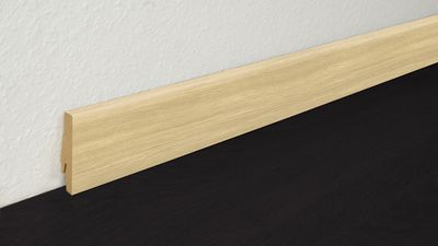 Plinthe sol stratifié décor chêne clair Baronial 19x70x2400mm AJ TIMBER