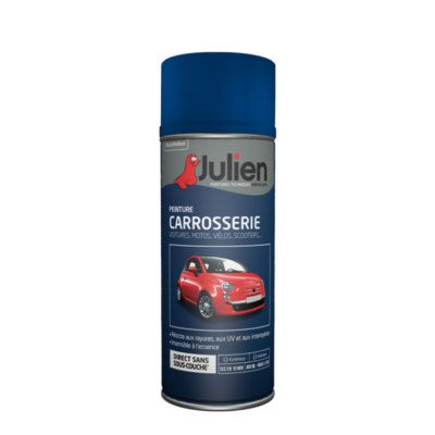 Peinture en Aérosol carrosserie bleu Monaco nacre métal 400 ml - JULIEN