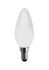 Lot de 3 ampoules LED flamme dépolie E14 4W = 400 lumens blanc chaud - FOXLIGHT