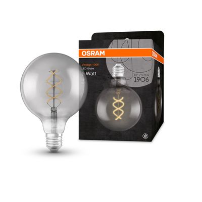 Ampoule LED globe Smoky E27 5 W = 150 lumens blanc chaud OSRAM