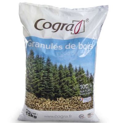 Granulés de bois 15 kg COGRA