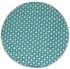 Tapis rond diamètre 150 cm bleu canard JARDILINE