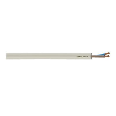 Câble HO5VV-F 2x1,5mm² blanc au mètre NEXANS