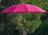 Parasol diamètre 2,70 m mât en aluminium Framboise ALIZE