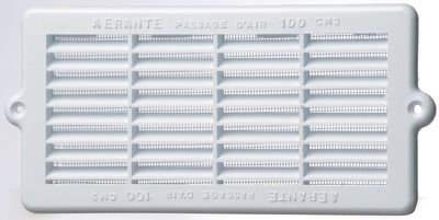 Grille menuiserie 100 cm² 179 x 81 mm