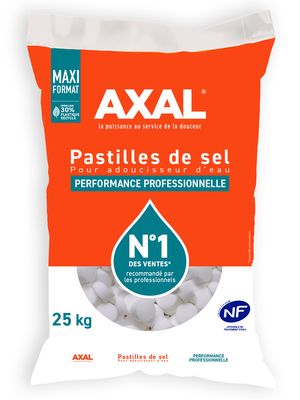 Sel régénérant pour adoucisseur 25 kg AXAL