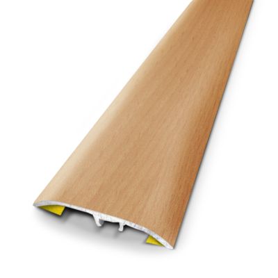 Barre de seuil universelle hêtre clair 27 x 830 mm