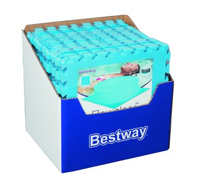 Tapis de sol pour piscine 50 x 50 cm par 9 BESTWAY