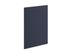 Façade dos pour meuble de cuisine Lotus bleu marine mat 85 x 58 cm OFITRES