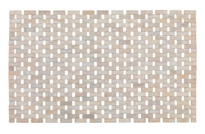 Tapis de bain rectangulaire Bambou massif 50 x 80 cm WENKO