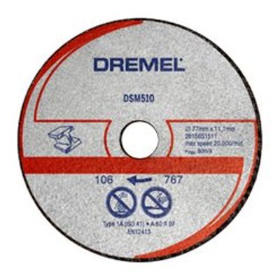 Disques métal 77mm par 3 DREMEL