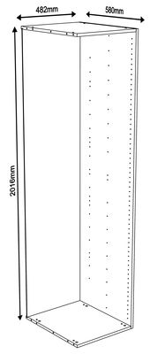 Colonne Creo extension nebraska 2016 x 500 x 580 mm OFITRES