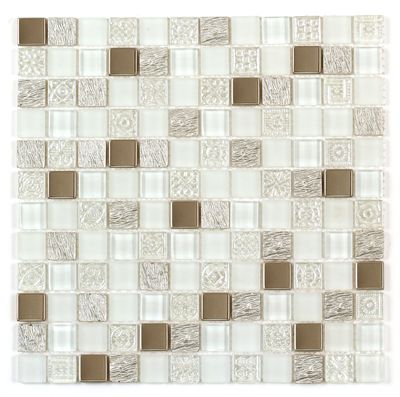 Mosaique 30x30 inox/pier iris