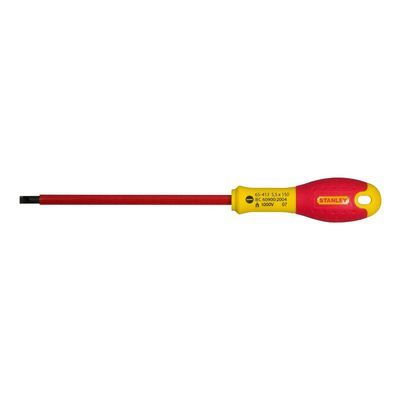 Tournevis plat isolé 1000V 5,5 x 150mm STANLEY