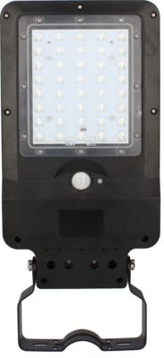 Projecteur LED extérieur solaire 24W blanc chaud IP65 1600 lumens noir - SUNSTREET ARLUX