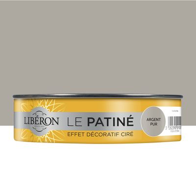 Cire effet décoratif patiné argent 150 ml LIBERON