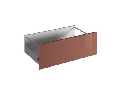 Façade tiroir pour meuble de cuisine Glossy terracotta brillant 27,6 x 80 cm OFITRES