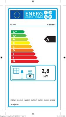 Poêle à mèche R 8128S C 2.85kw QLIMA