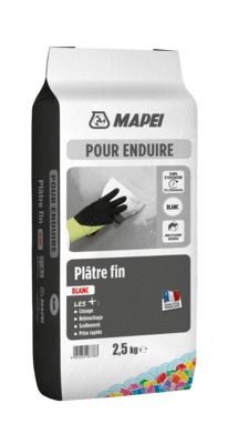 Plâtre fin blanc 2,5 kg MAPEI