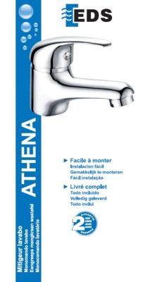 Mitigeur de lavabo chromé Athena EUROPÉENNE DE DISTRIBUTION