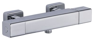 Mitigeur thermostatique de douche Chrome Cuarto - EUROSANIT